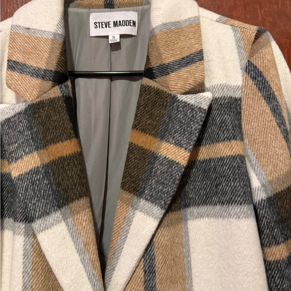 Steve Madden Cher Brushed Wool Coat - Picture 7 of 9